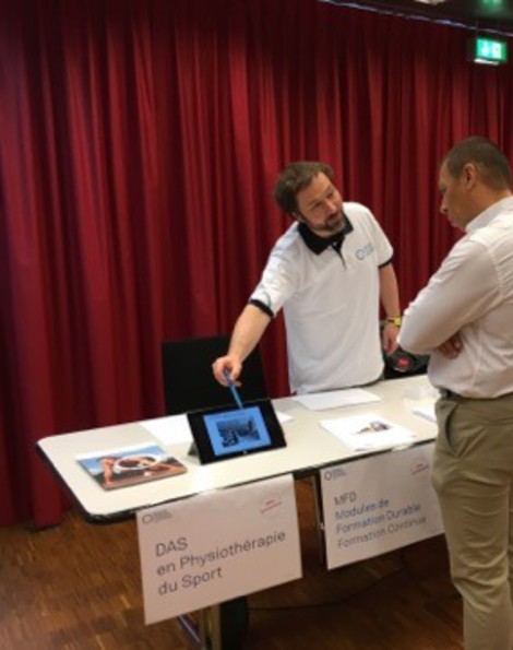Sports Academy Lausanne au symposium Sportfisio 2016 à Berne