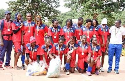 Ben - U17 féminine médaillée de bronze, Coupe d'Afrique des Nations de Volleyball 2024, zone 3 CAVB