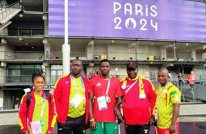 Hamza - Avec la délégation guinéenne aux Jeux Paralympiques de Paris 2024