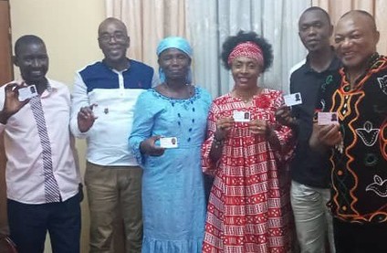 Membres ESF camerounais - Remise des cartes ESF 2021