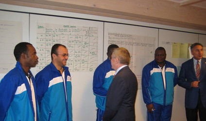 Visite du Président du CIO