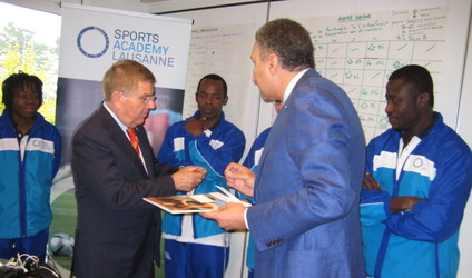 Visite du Président du CIO