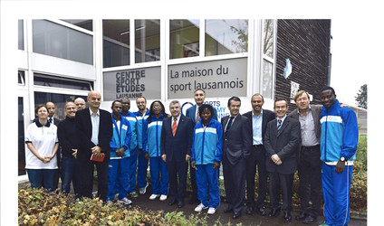 Visite du Président du CIO