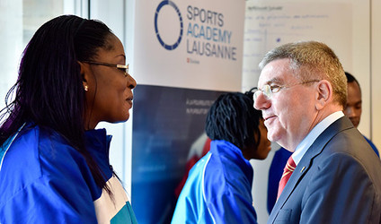 Visite du Président du CIO